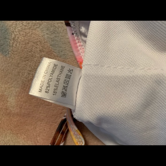 Floral Halter Lace one piece swimsuit - Picture 11 of 11